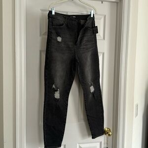 Fashion Nova High Rise Distressed Skinny Jean